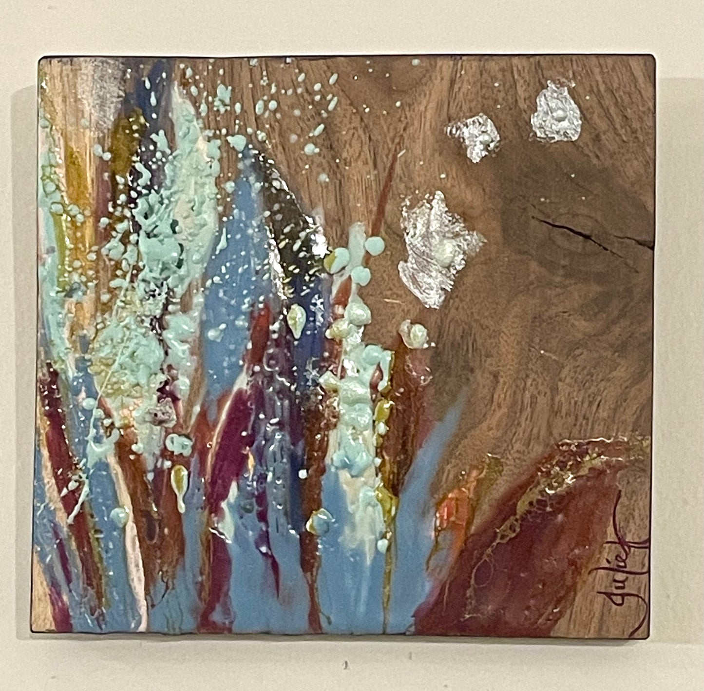 Mayhem - Abstract Wax Painting